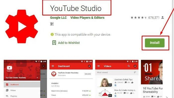 apa itu youtube studio